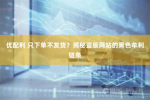 优配利 只下单不发货？揭秘盗版网站的黑色牟利链条