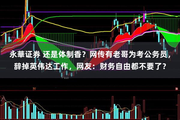 永華证券 还是体制香？网传有老哥为考公务员，辞掉英伟达工作，网友：财务自由都不要了？